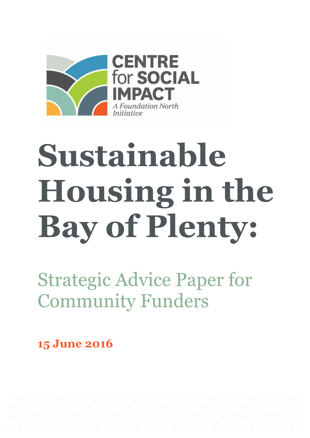 Sustainable Housing in the Bay of Plenty