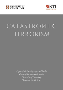 Catastrophic Terrorism