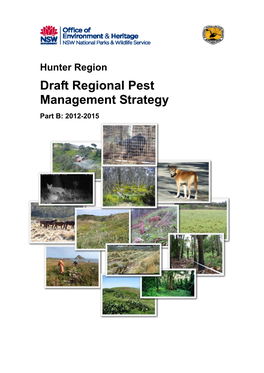 Hunter Draft Regional Pest Management Strategy 2012-2015