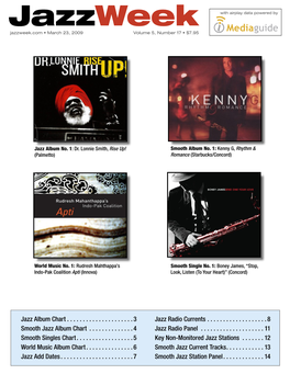 Jazzweek with Airplay Data Powered by Jazzweek.Com • March 23, 2009 Volume 5, Number 17 • $7.95