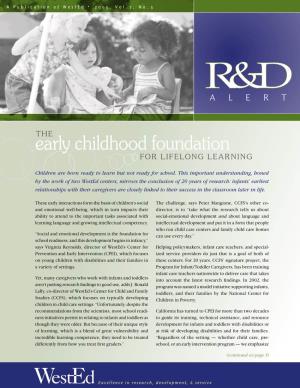 Early Childhood Foundation for LIFELONG LEARNING