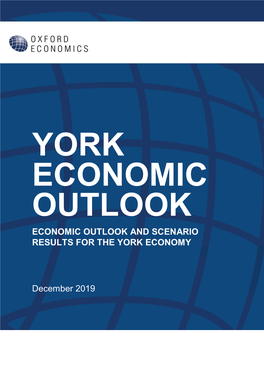 York Economic Outlook 2019