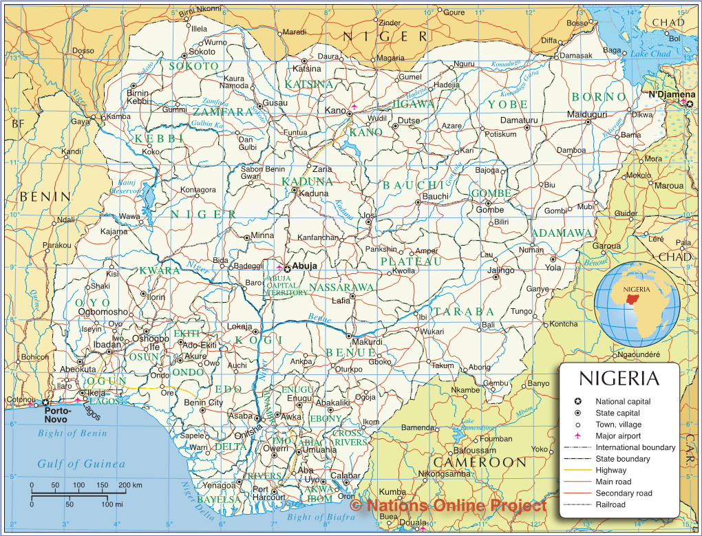 Map of Nigeria