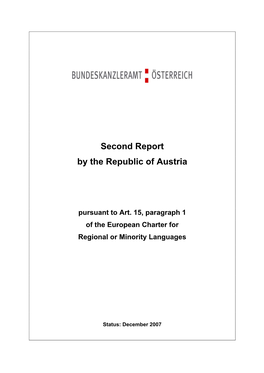 Second Report by the Republic of Austria