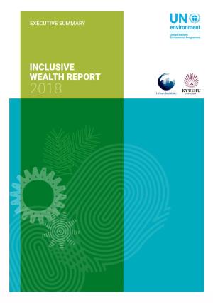 Inclusive Wealth Report