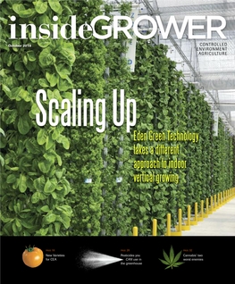 Eden Green Technology Takes a Different Approach to Indoor Vertical Growing