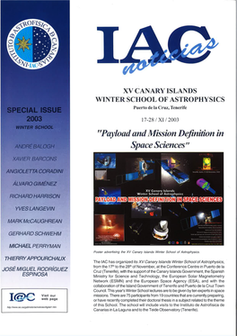 "Payload and Mission Definition in Space Sciences"