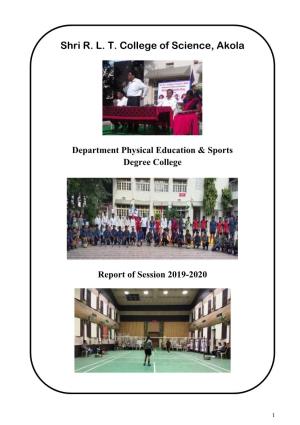 Departmental Report 2019-20