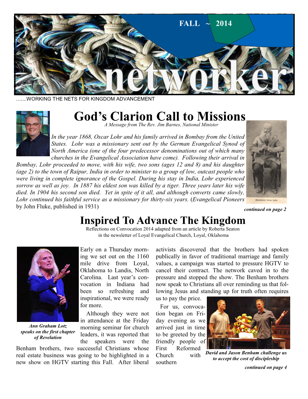 God's Clarion Call to Missions