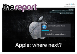 Apple: Where Next? 2