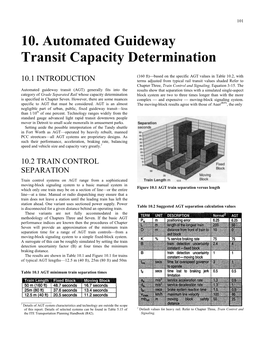 TCRP Report 13: Rail Transit Capacity