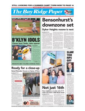 Bensonhurst's Downzone