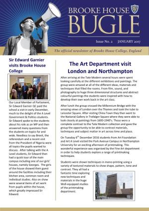 The Art Department Visit London and Northampton