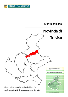 Malghe Provincia Di Treviso