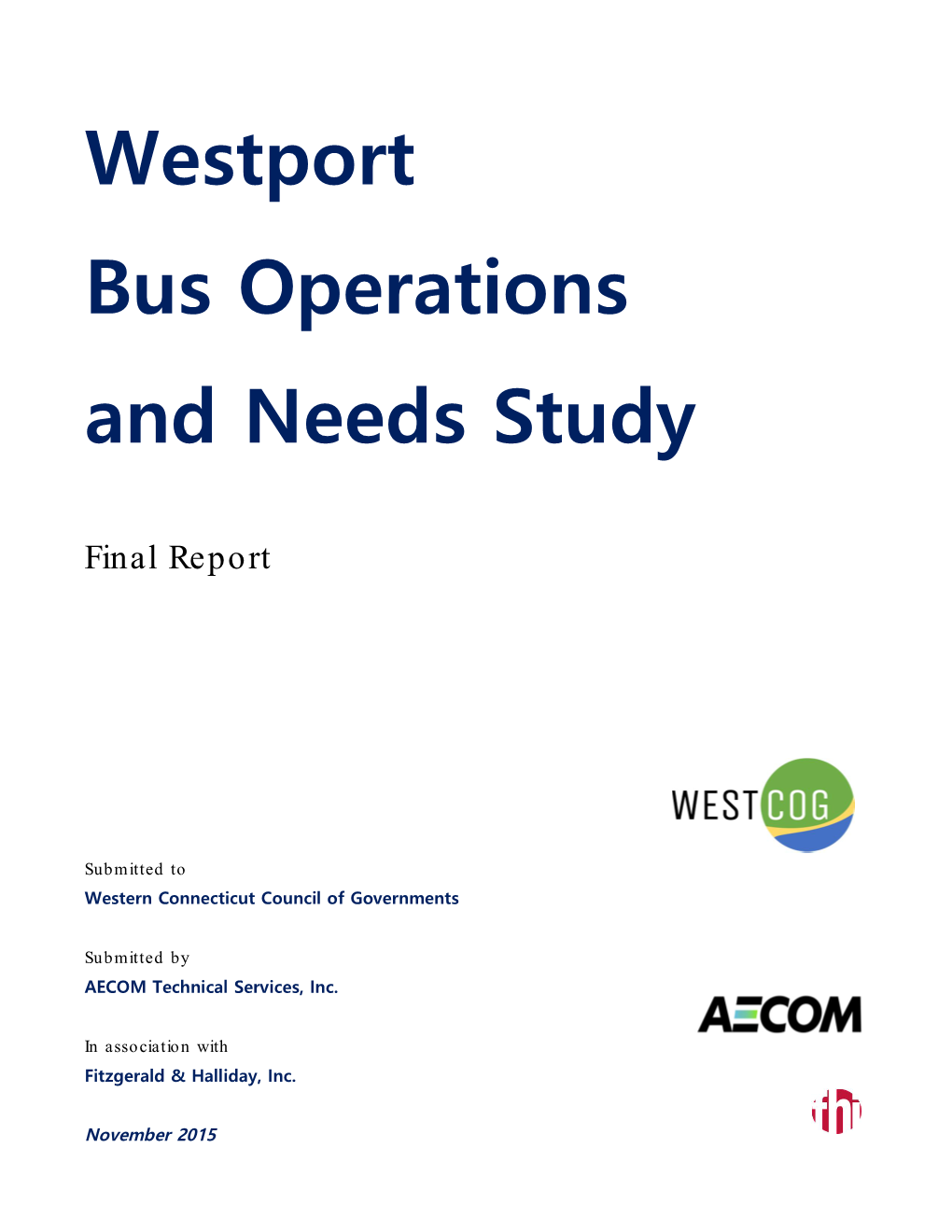 Westport Bus Operations and Needs Study