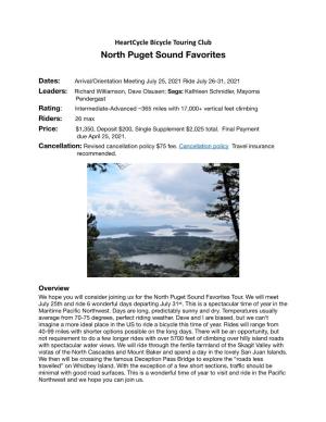 North Puget Sound Favorites 1