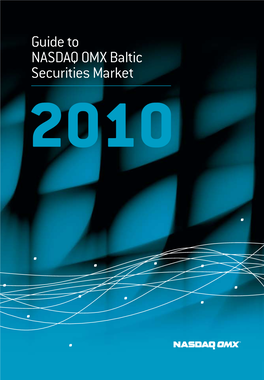 Guide to NASDAQ OMX Baltic Securities Market 2010