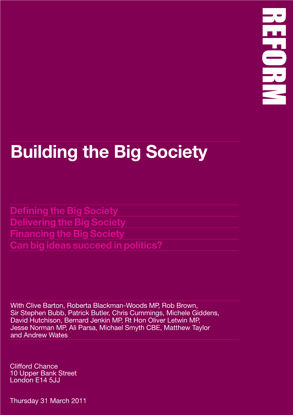 Building the Big Society