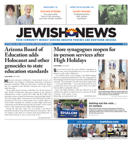 Arizona Board of Education Adds Holocaust and Other
