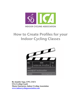 How to Create Profiles for Your Indoor Cycling Classes