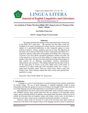 Lingua Litera January 2015