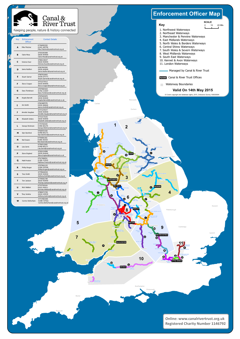 Enforcement Officer Map