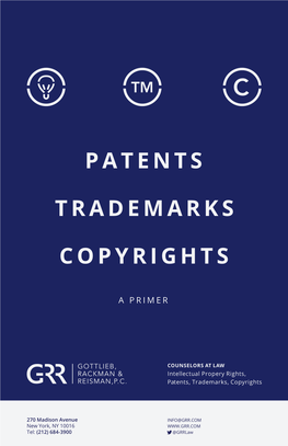 Patents, Trademarks, and Copyrights