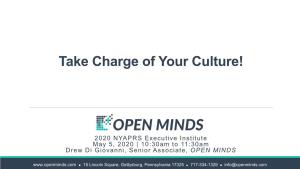 Take Charge of Your Culture!