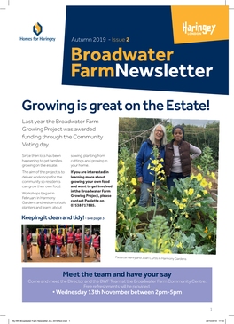 Broadwater Farmnewsletter