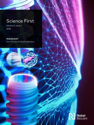 Science First Volume 5, Issue 1 2018