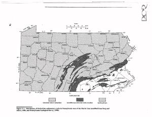 Ordovician, in CH Shultz Ed, the Geology of Pennsylvania