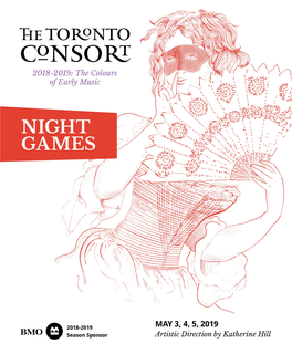 Toronto Consort Night Games House Program