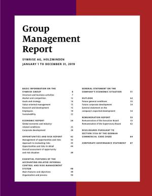 Group Management Report