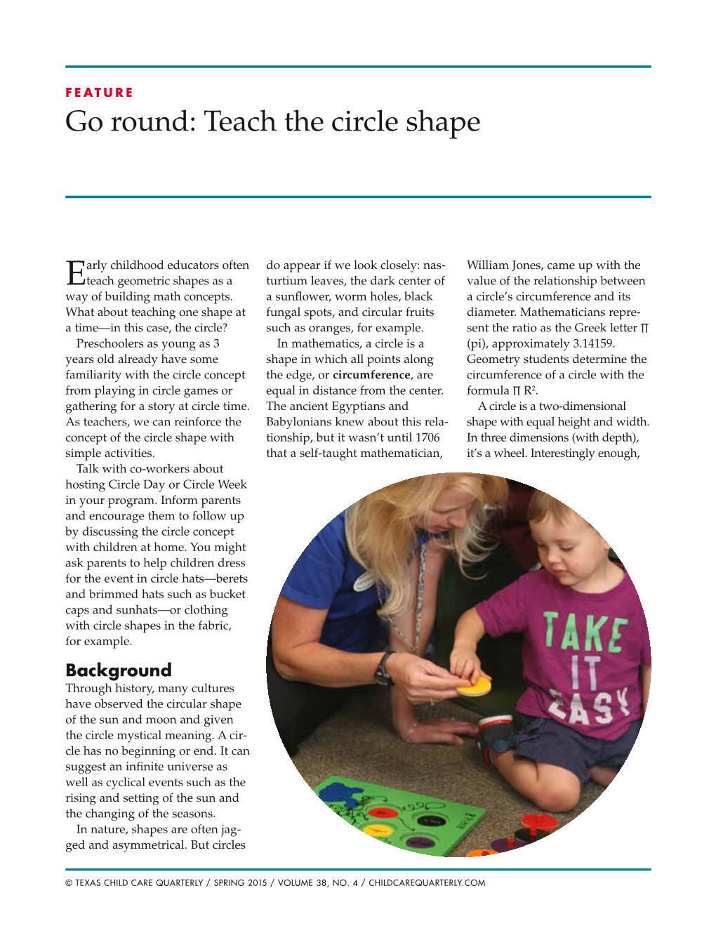 Teach the Circle Shape