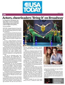 Actors,Cheerleaders'bring It'onbroadway