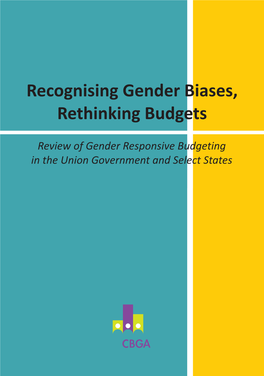 Recognising Gender Biases, Rethinking Budgets