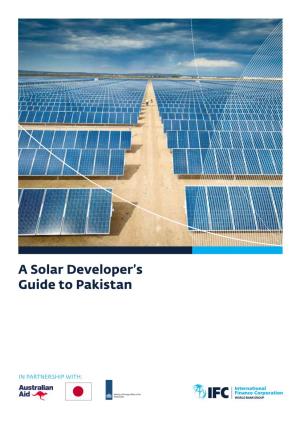 A Solar Developer's Guide to Pakistan