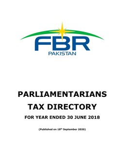 Parliamentarians Tax Directory