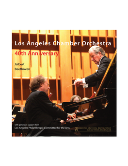 Los Angeles Chamber Orchestra 40Th Anniversary Album