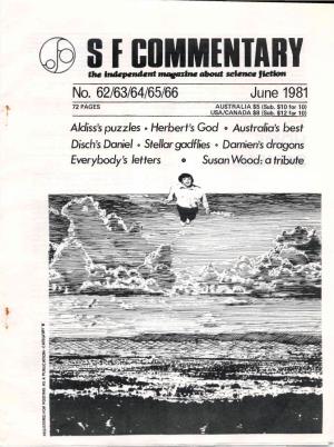 S F Commentary #62-66 1981-06