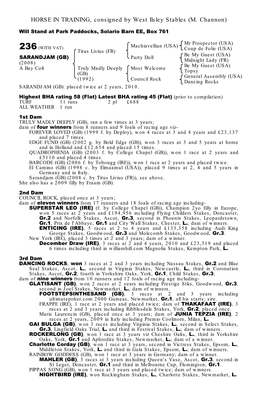 HORSE in TRAINING, Consigned by Conkwell Grange