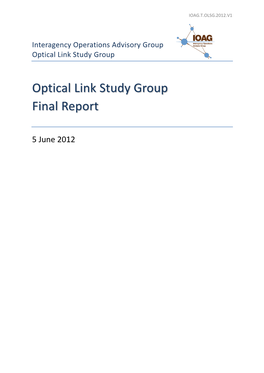 Optical Link Study Group Final Report