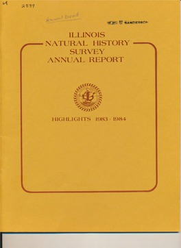 Illinois ~- Natural History -~ Survey Annual Report