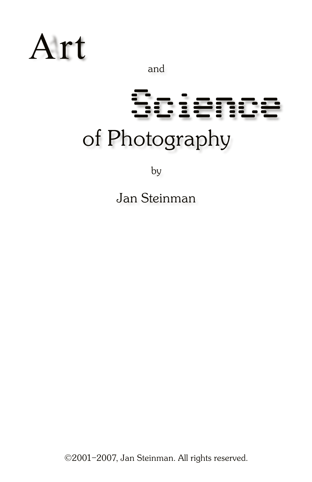 Art & Science of Photography.Indd