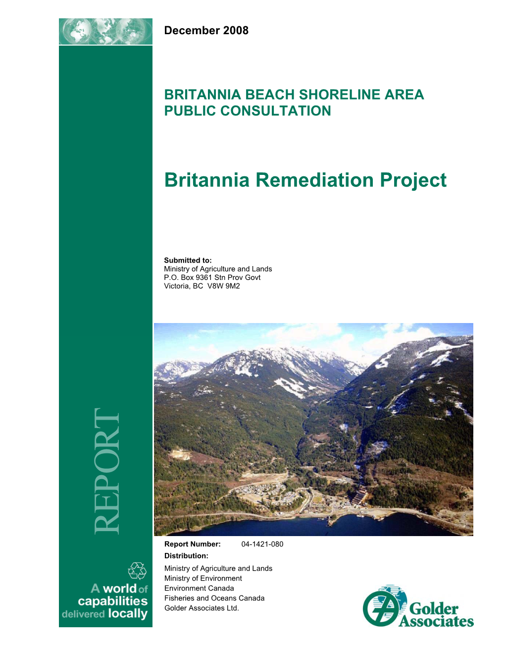 Britannia Beach Shoreline Area Public Consultation