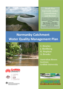 Normanby Catchment Water Quality Management Plan