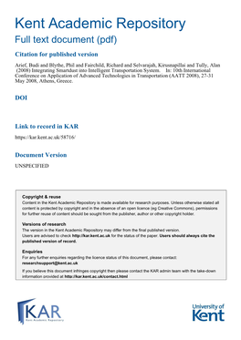 Kent Academic Repository Full Text Document (Pdf)