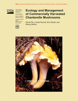 Ecology and Management of Commercially Harvested Chanterelle Mushrooms