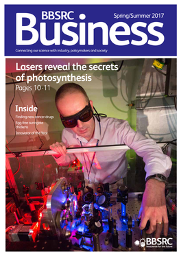 BBSRC Business Spring/Summer 2017 in This Issue