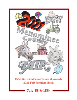2021 Fair Book Cover by Lilly Tickler from Carney Public 8:30 - 9:30 A.M